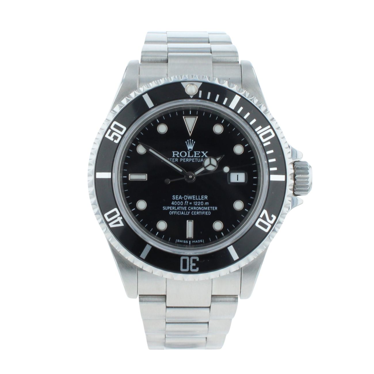 Rolex Sea Dweller Pre Owned Watch Ref 16600