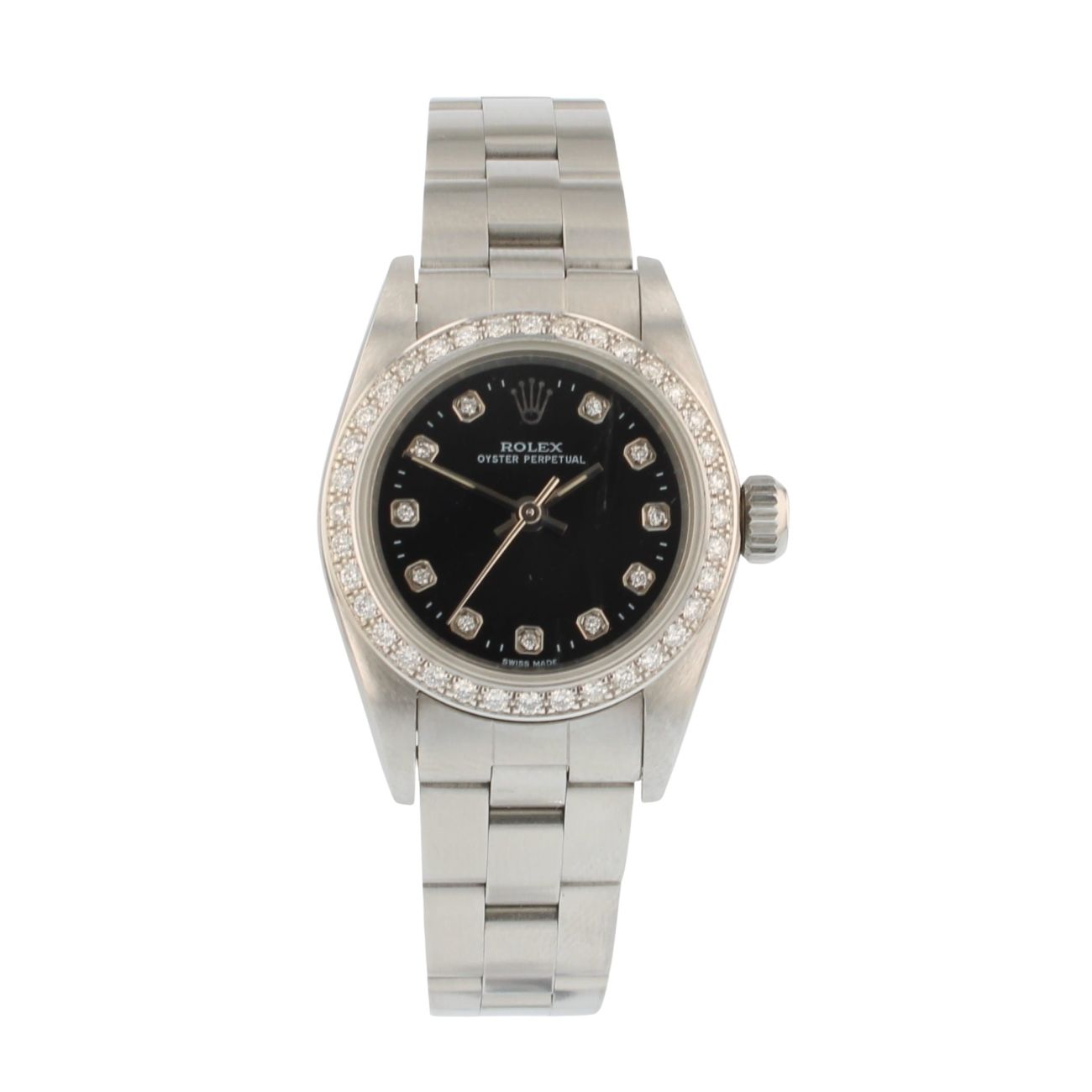 Rolex Custom Oyster Perpetual Pre Owned Watch Ref 67180