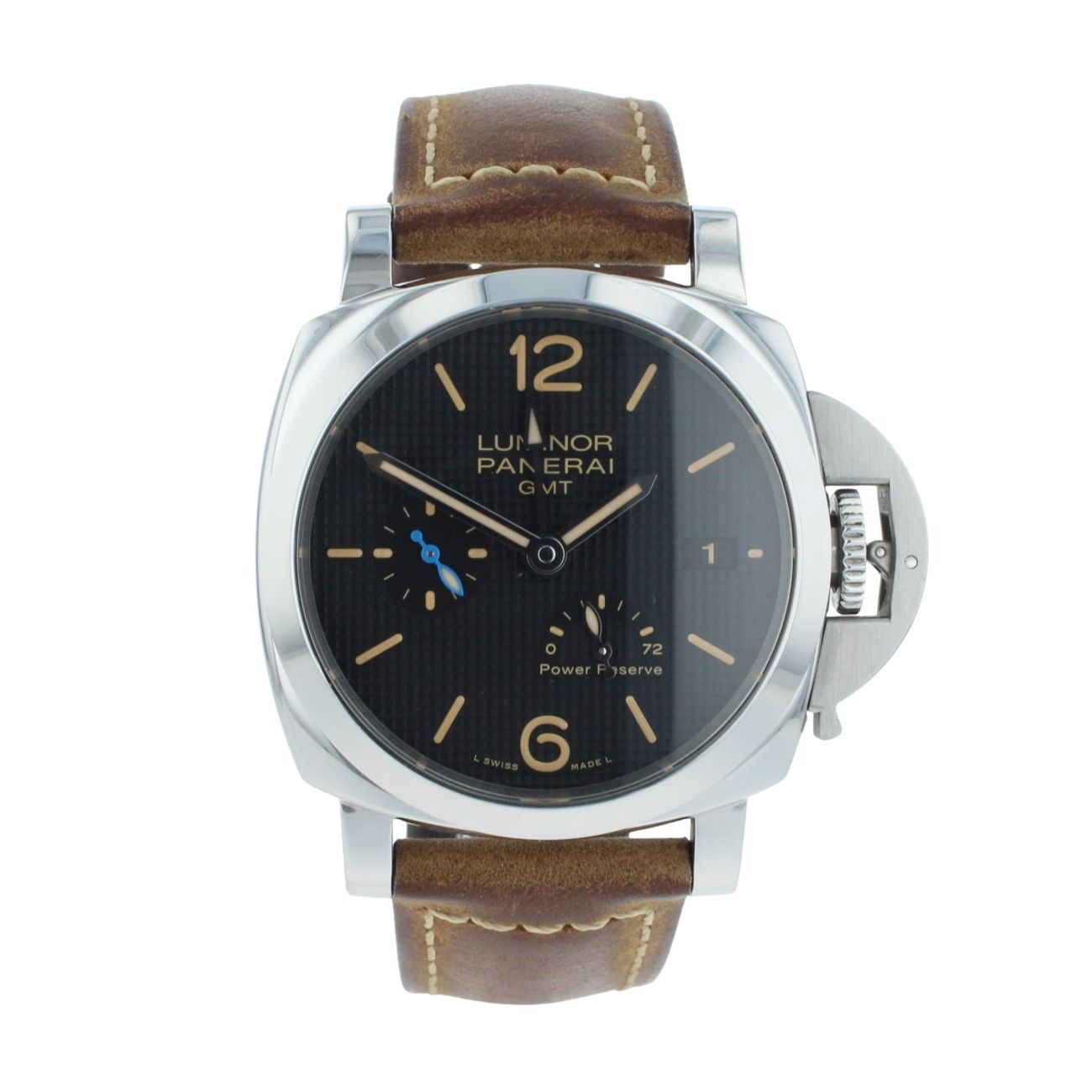 Panerai Luminor GMT Pre Owned Watch Ref PAM01537