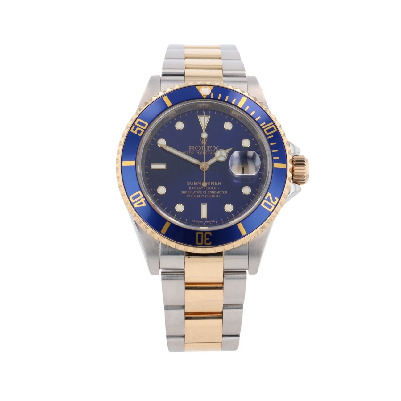 Rolex Submariner 'Bluesy' Pre Owned Watch Ref 16613
