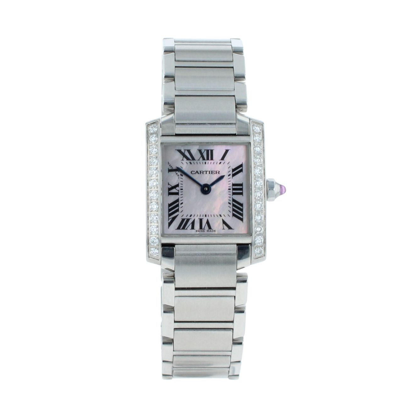 Cartier Custom Tank Francaise Pre Owned Watch Ref 2384 (W51008Q3)