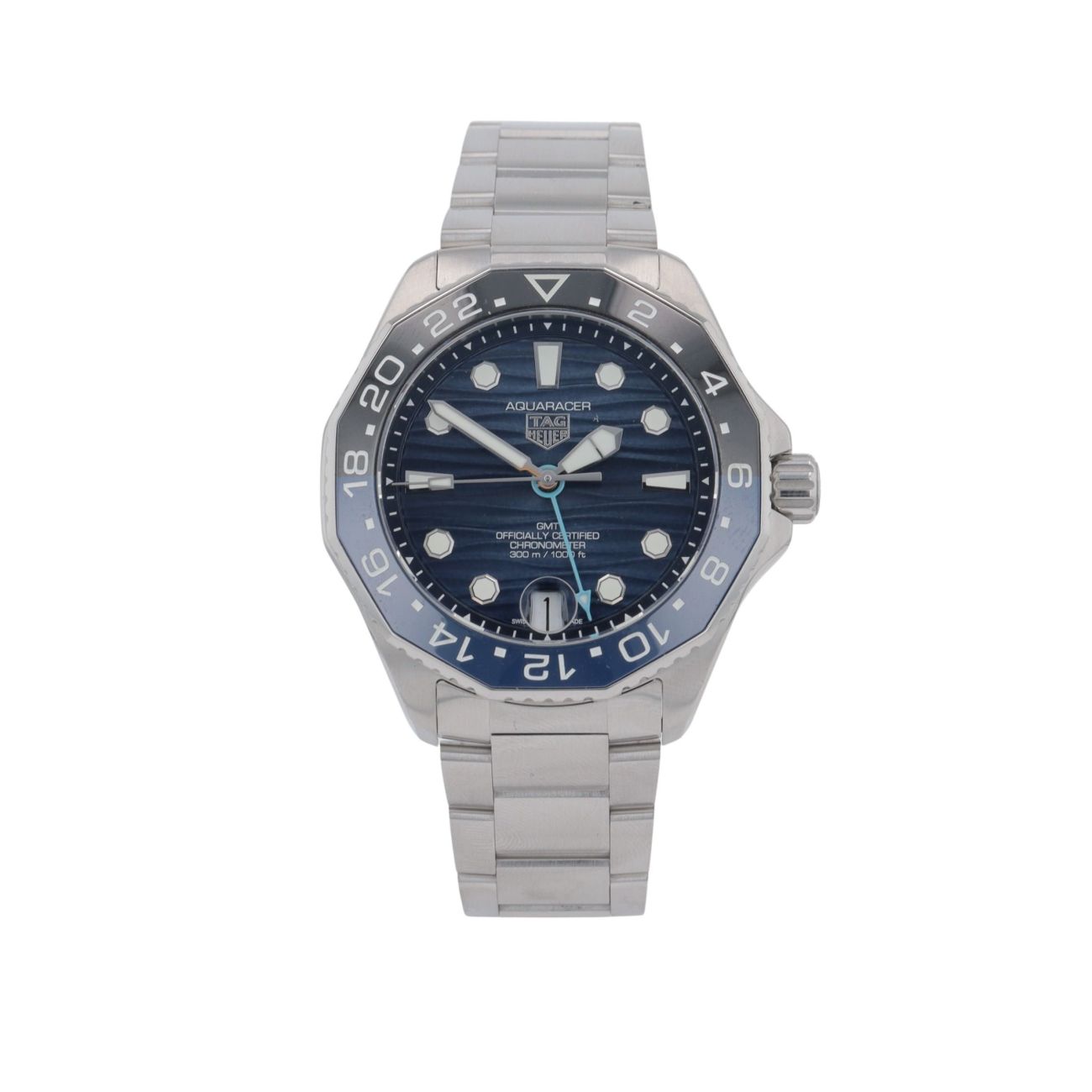 Tag Heuer Aquaracer GMT Pre Owned Watch Ref WBP2114