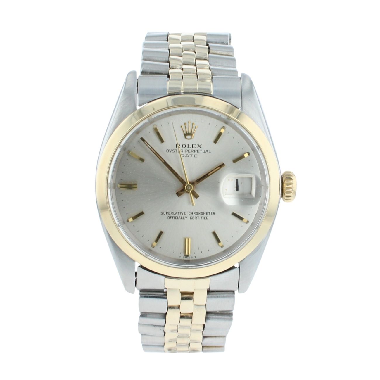 Rolex Oyster Perpetual Date Pre Owned Watch Ref 1500
