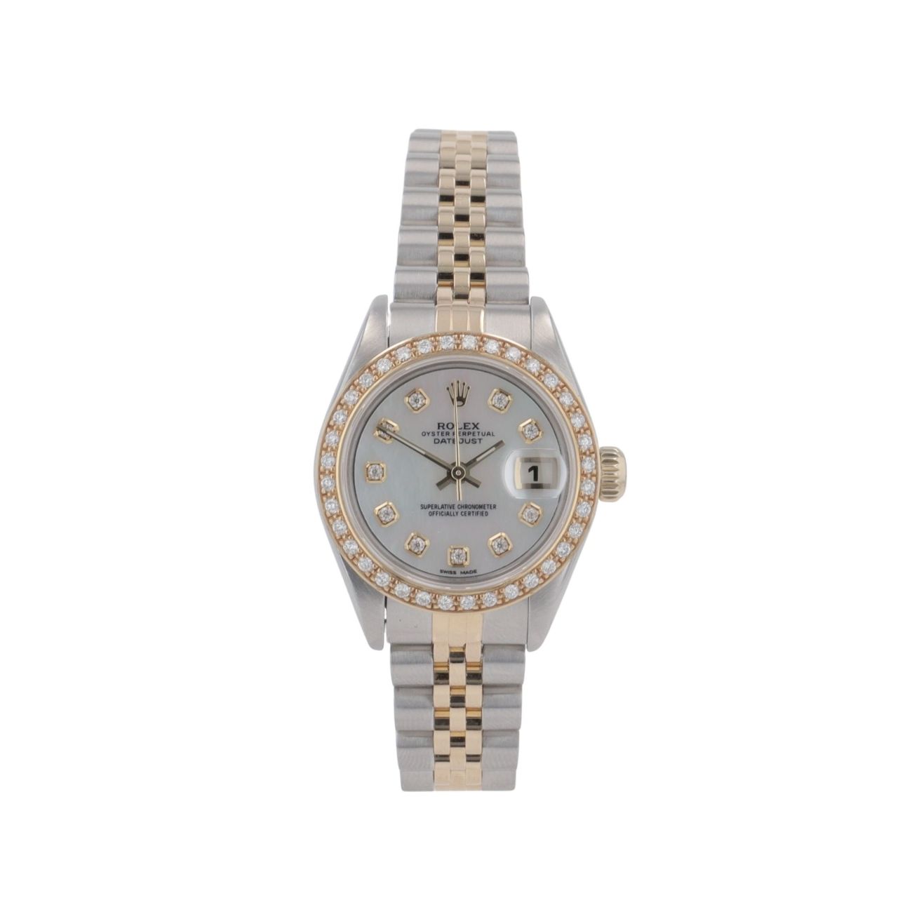 Rolex Custom Datejust Pre Owned Watch Ref 79173
