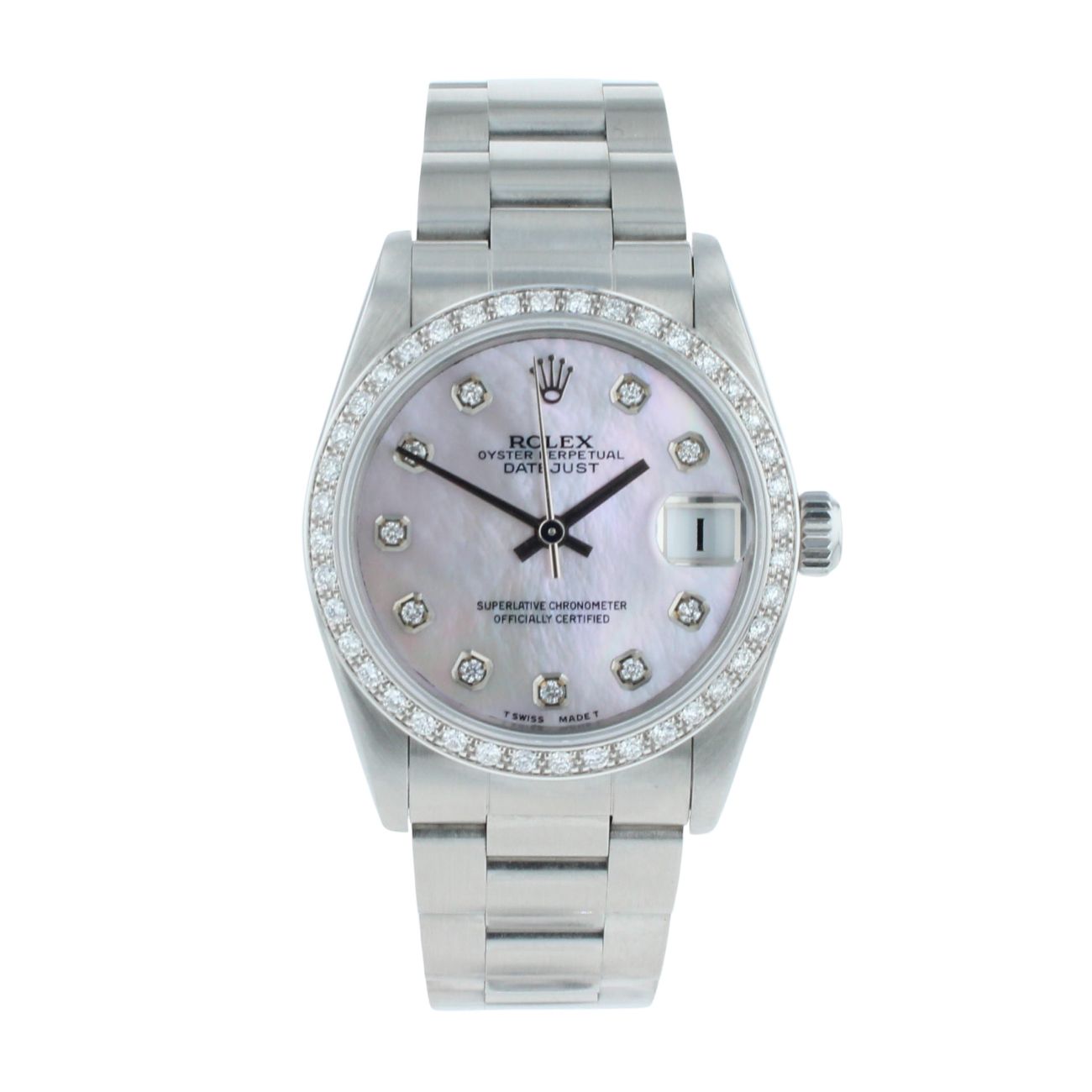 Rolex Custom Datejust Pre Owned Watch Ref 78240