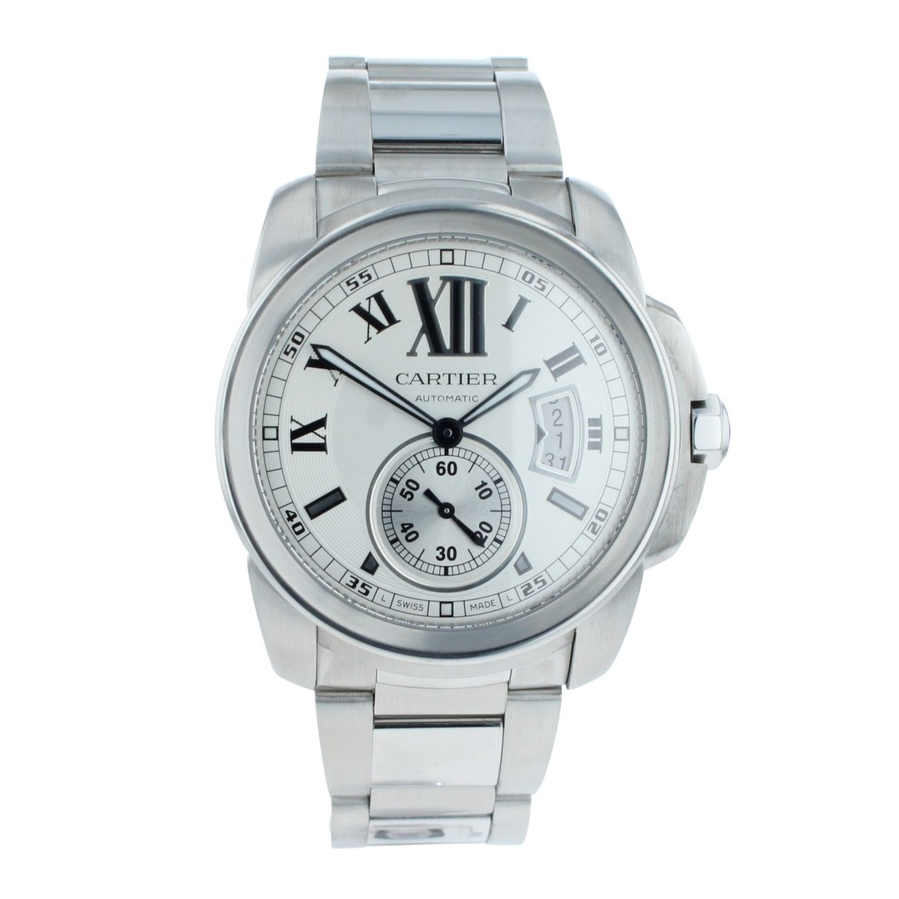 Cartier Calibre De Pre Owned Watch Ref 3389