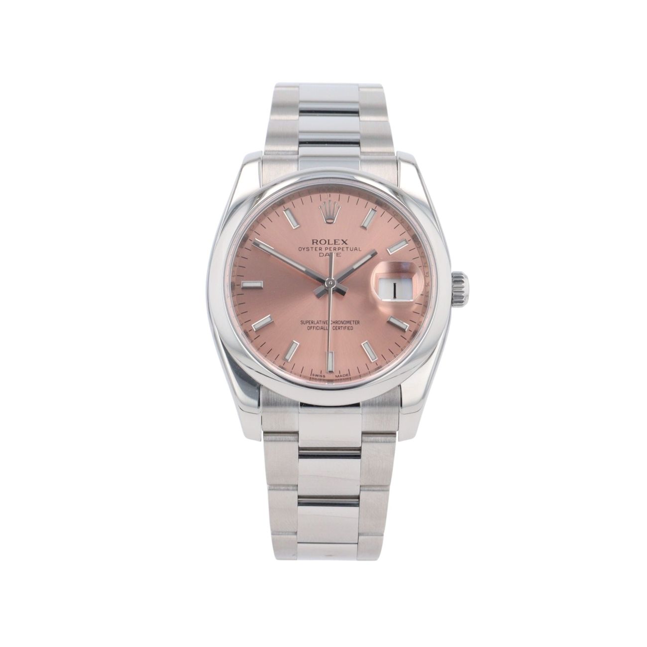Rolex Oyster Perpetual Date Pre Owned Watch Ref 115200