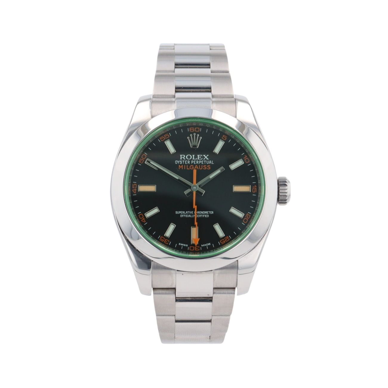Rolex Milgauss Pre Owned Watch Ref 116400GV