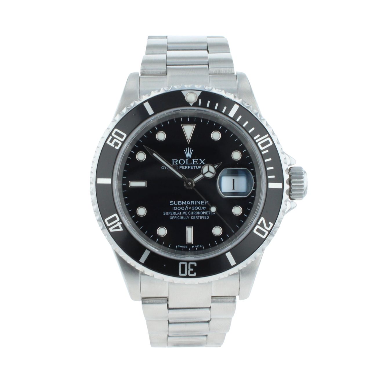 Rolex Submariner Pre Owned Watch Ref 16610