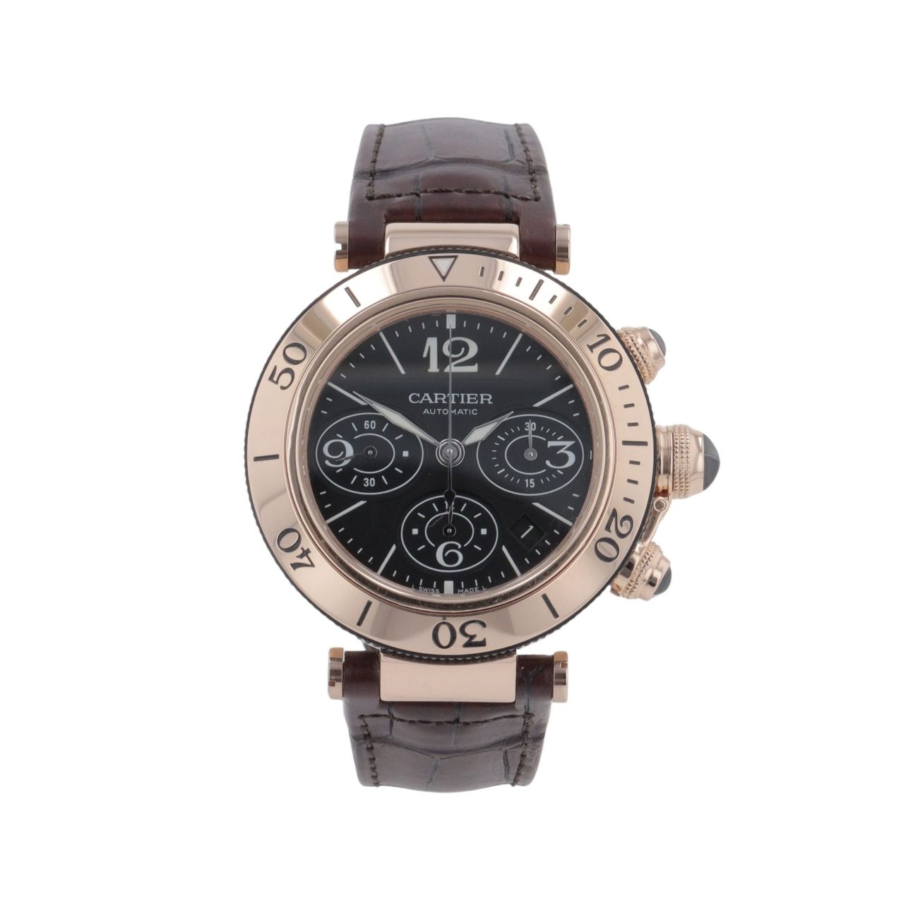 Cartier Pasha Seatimer Pre Owned Watch Ref 3066