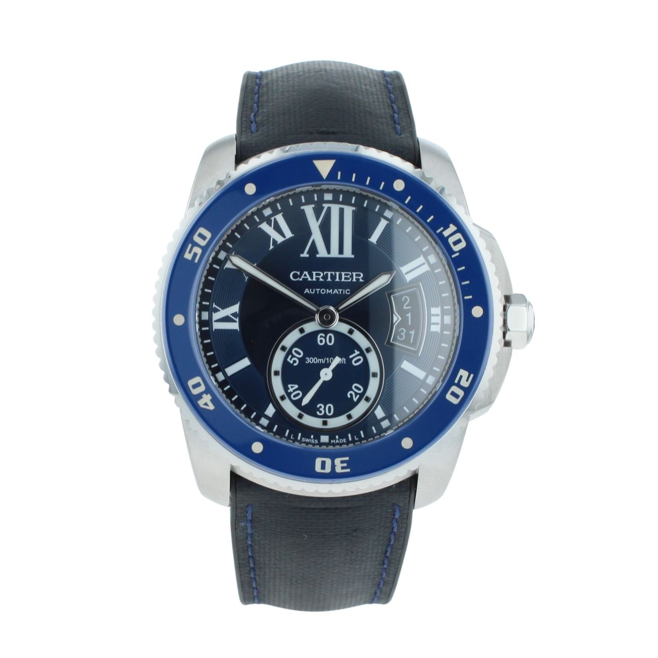 Cartier De Diver Pre Owned Watch Ref 3729