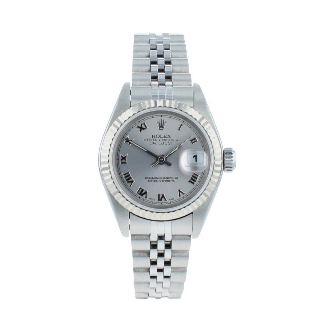 Rolex Custom Oyster Perpetual Date Pre Owned Watch Ref 79160