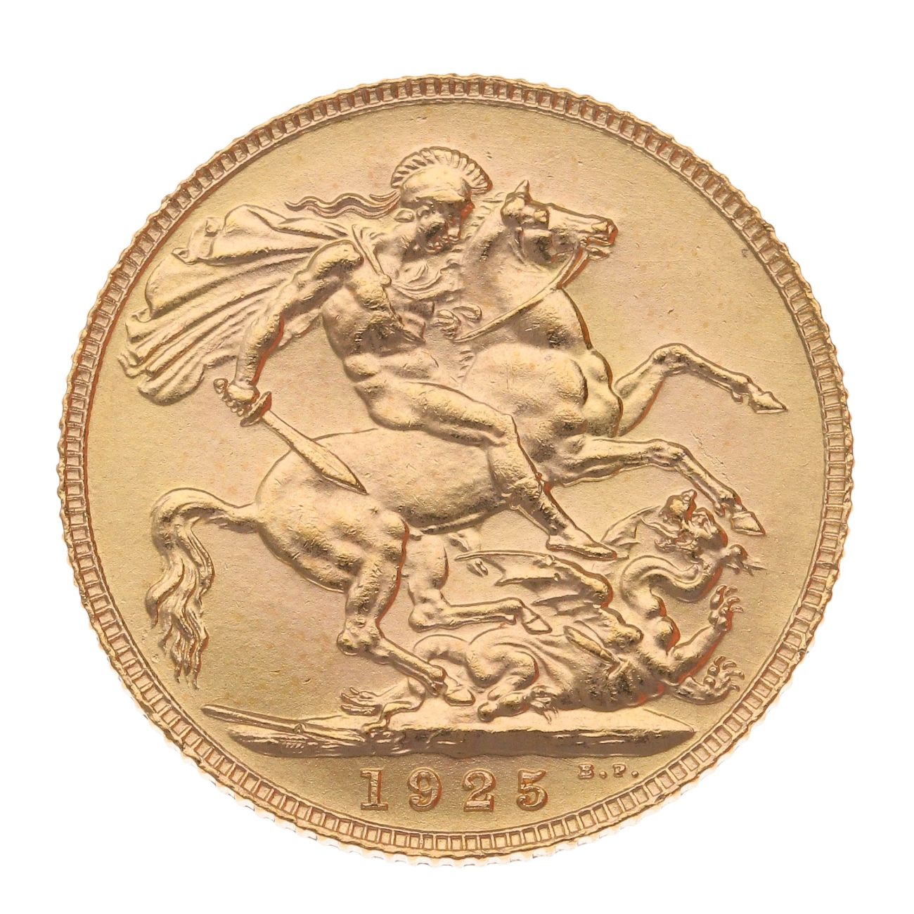 1925 George V Large Head UK Full Sovereign Coin