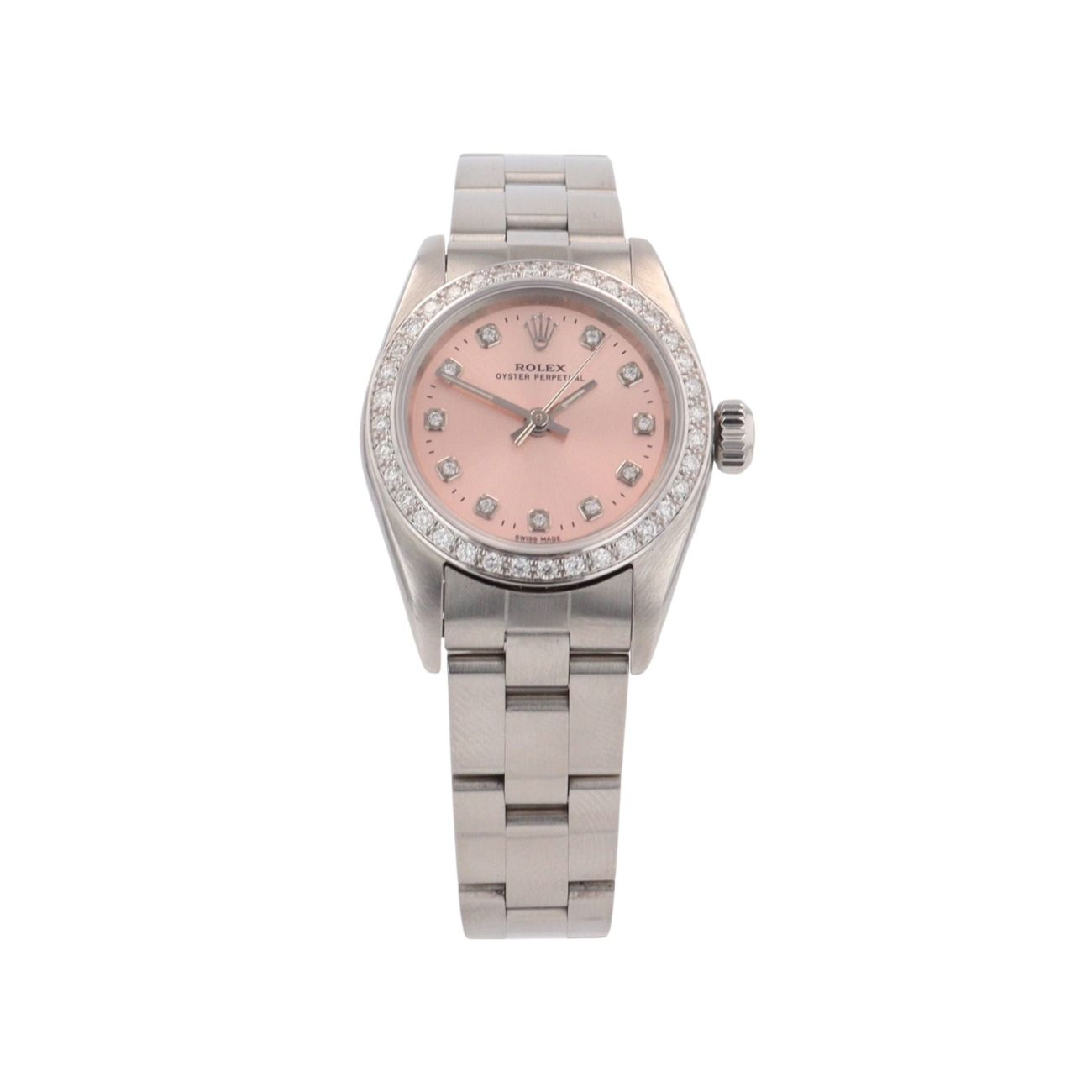 Rolex Custom Oyster Perpetual Pre Owned Watch Ref 67180