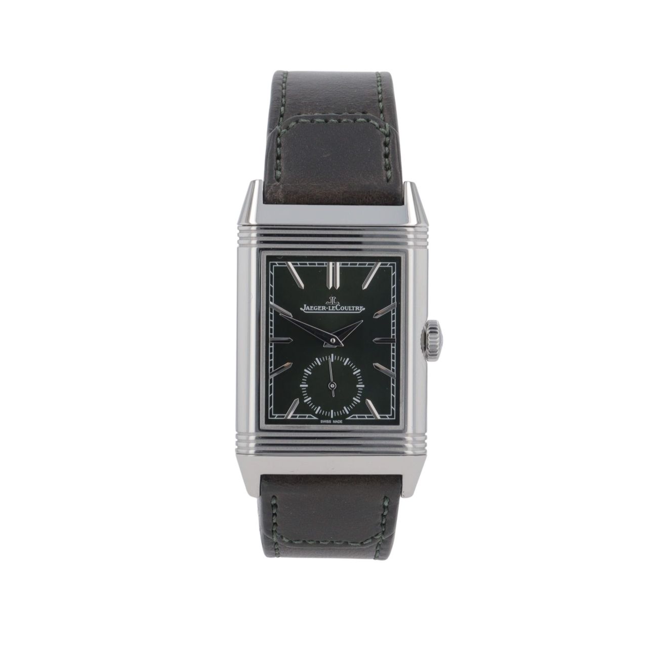 Jaeger Lecoultre Reverso Tribute Monoface Pre Owned Watch Ref Q3978430