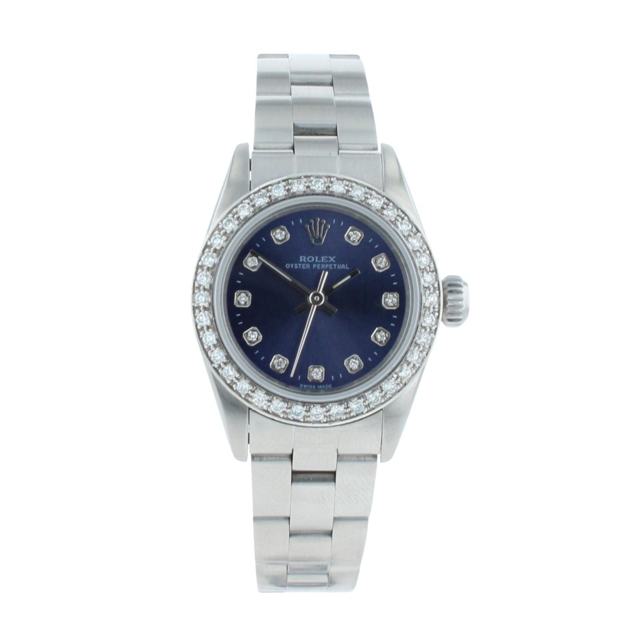 Rolex Custom Oyster Perpetual Pre Owned Watch Ref 67180