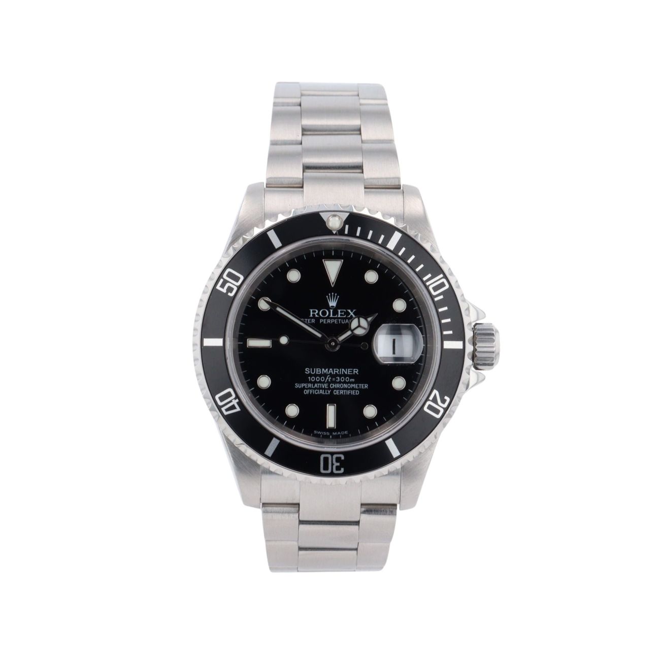 Rolex Submariner Pre Owned Watch Ref 16610