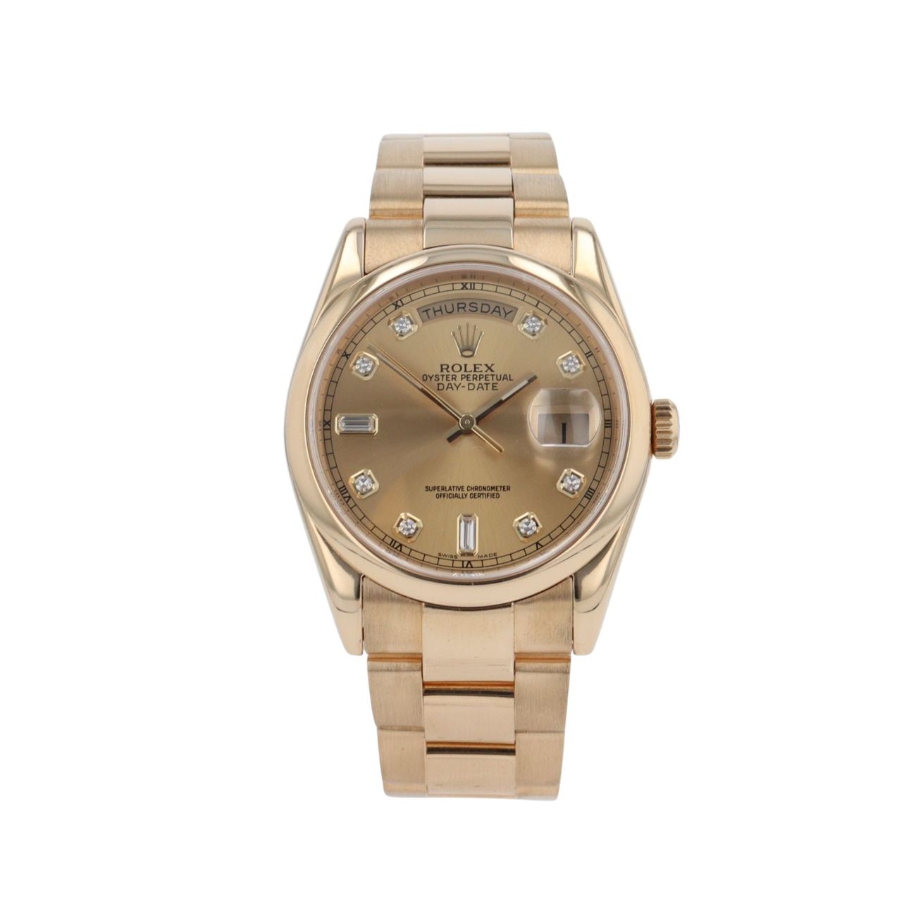 Rolex Day-Date Pre Owned Watch Ref 118208