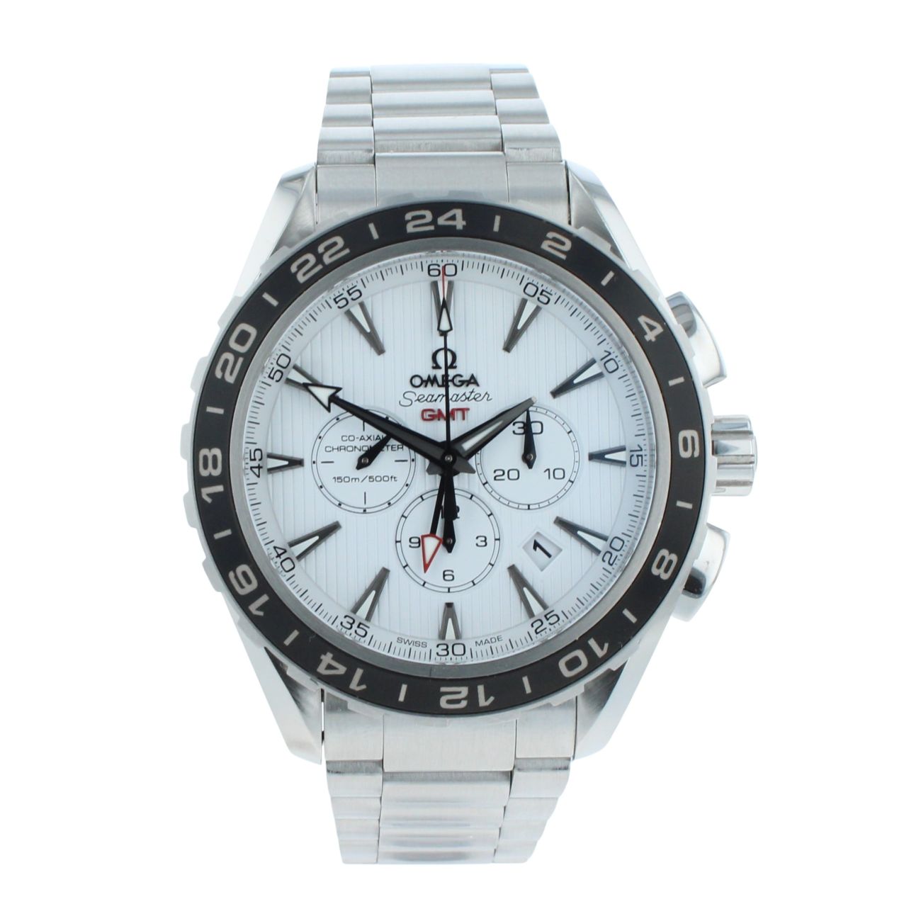 Omega Seamaster GMT Pre Owned Watch Ref 23110445204001