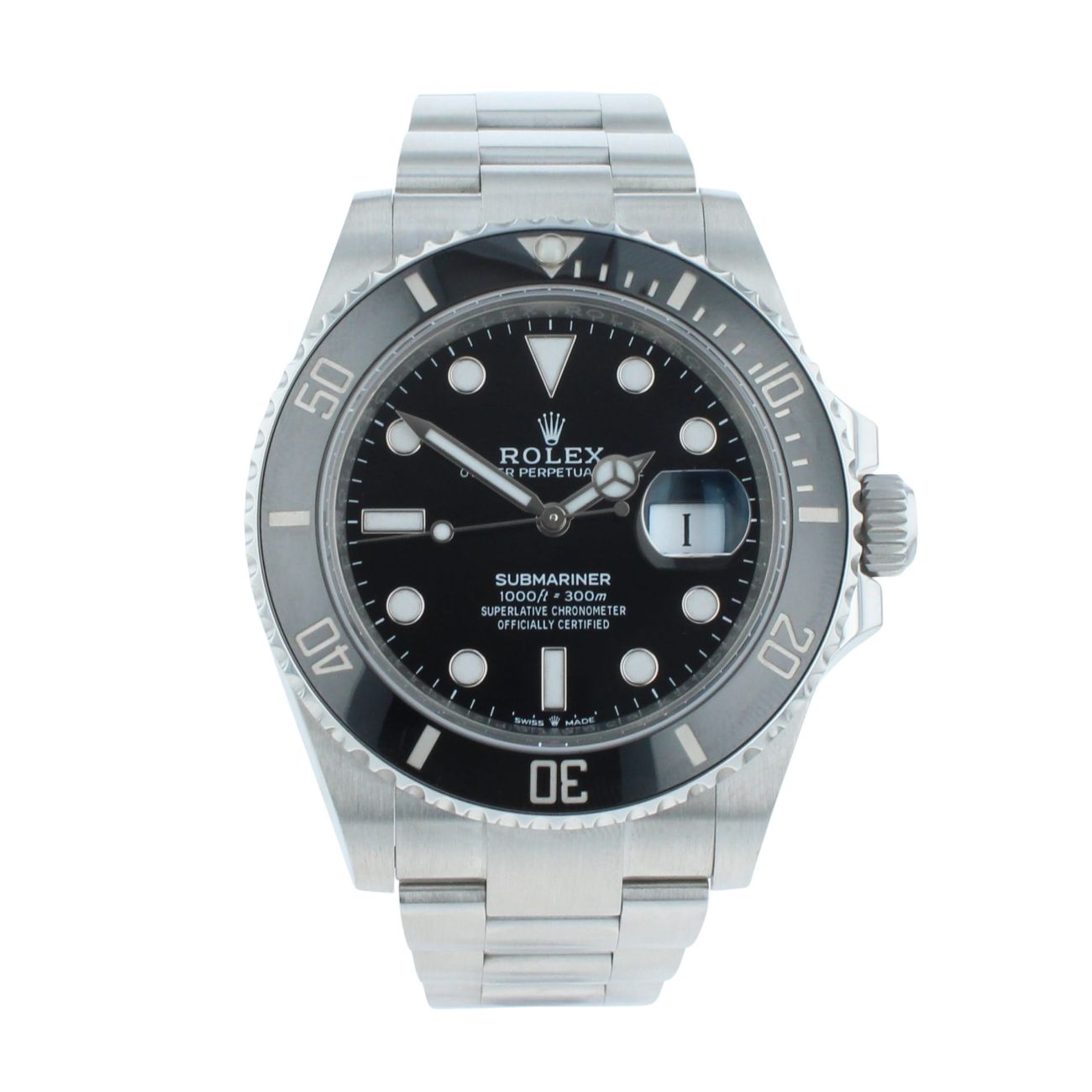 Rolex Submariner Pre Owned Watch Ref 126610LN