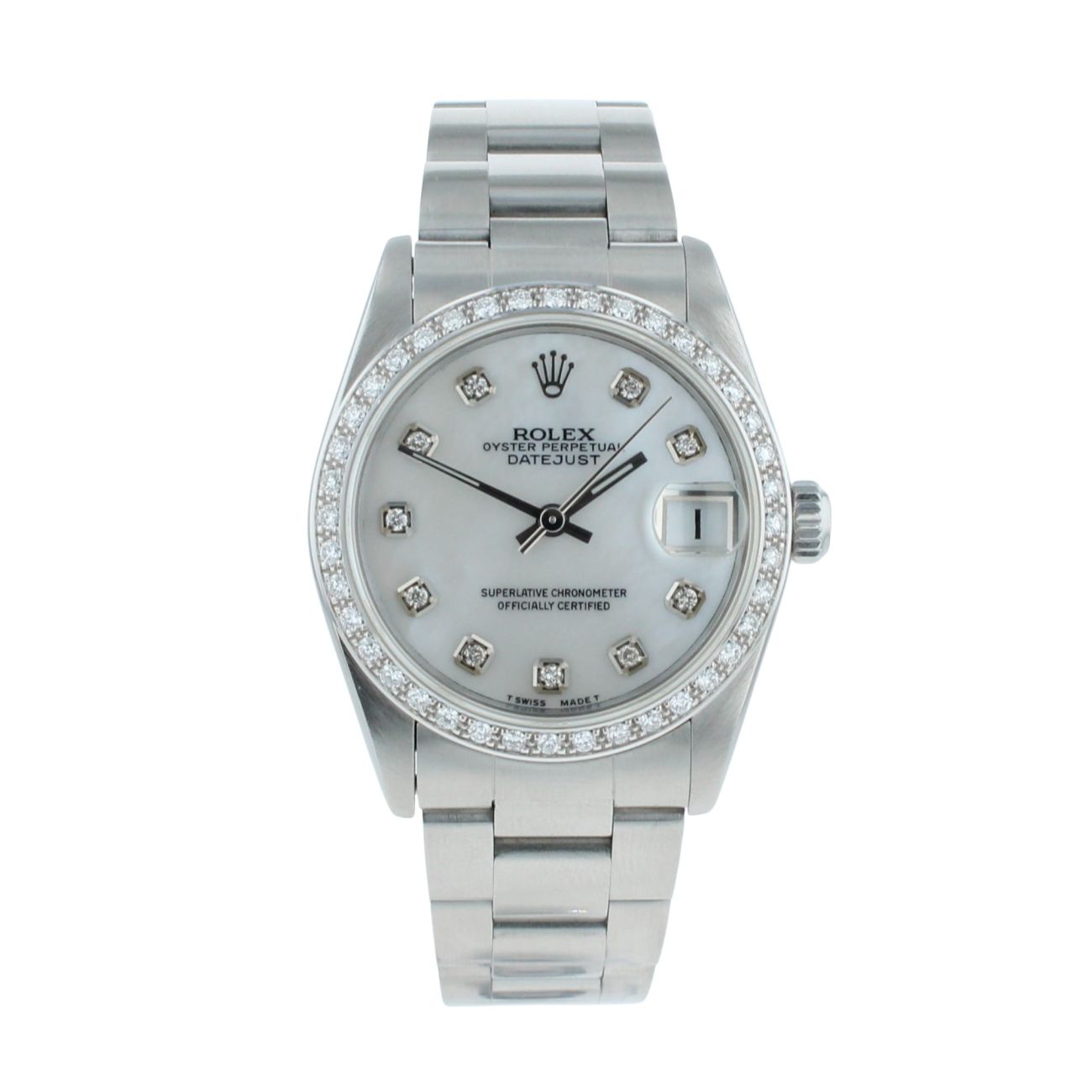 Rolex Custom Datejust Pre Owned Watch Ref 78274