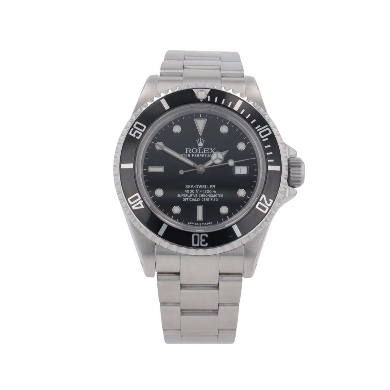 Rolex Sea Dweller Pre Owned Watch Ref 16600