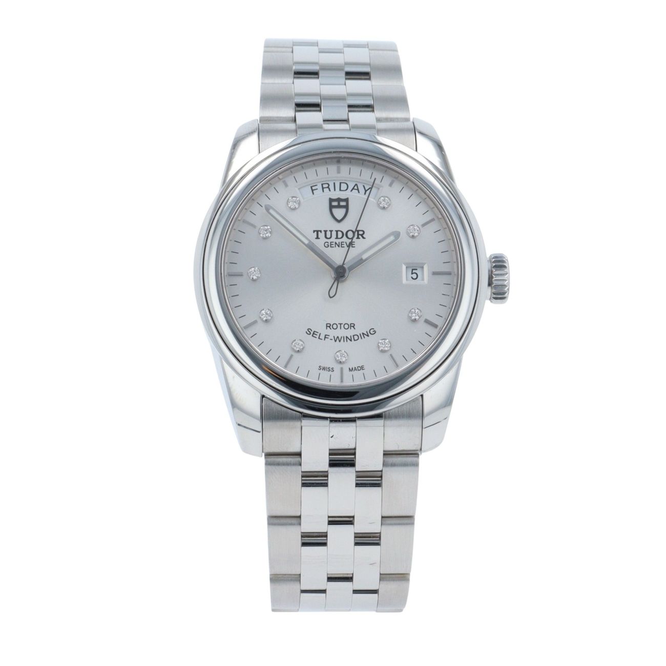 Tudor Glamour Date-Day Pre Owned Watch Ref 56000