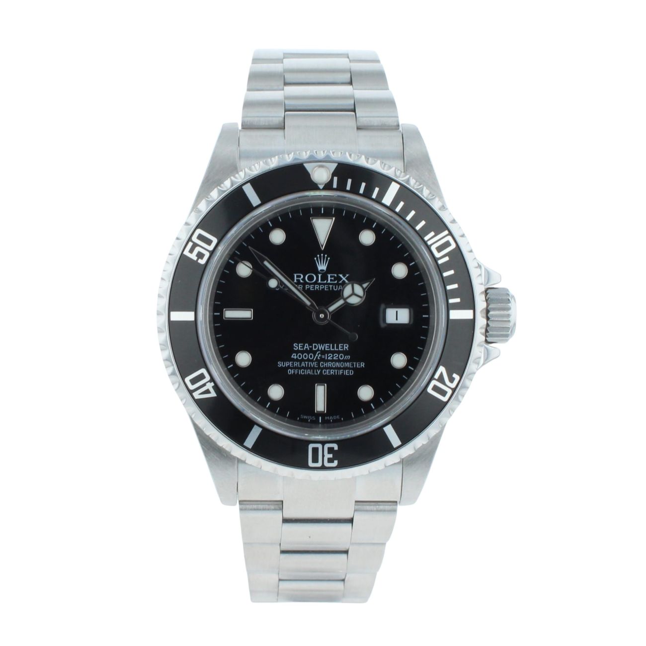 Rolex Sea Dweller Pre Owned Watch Ref 16600