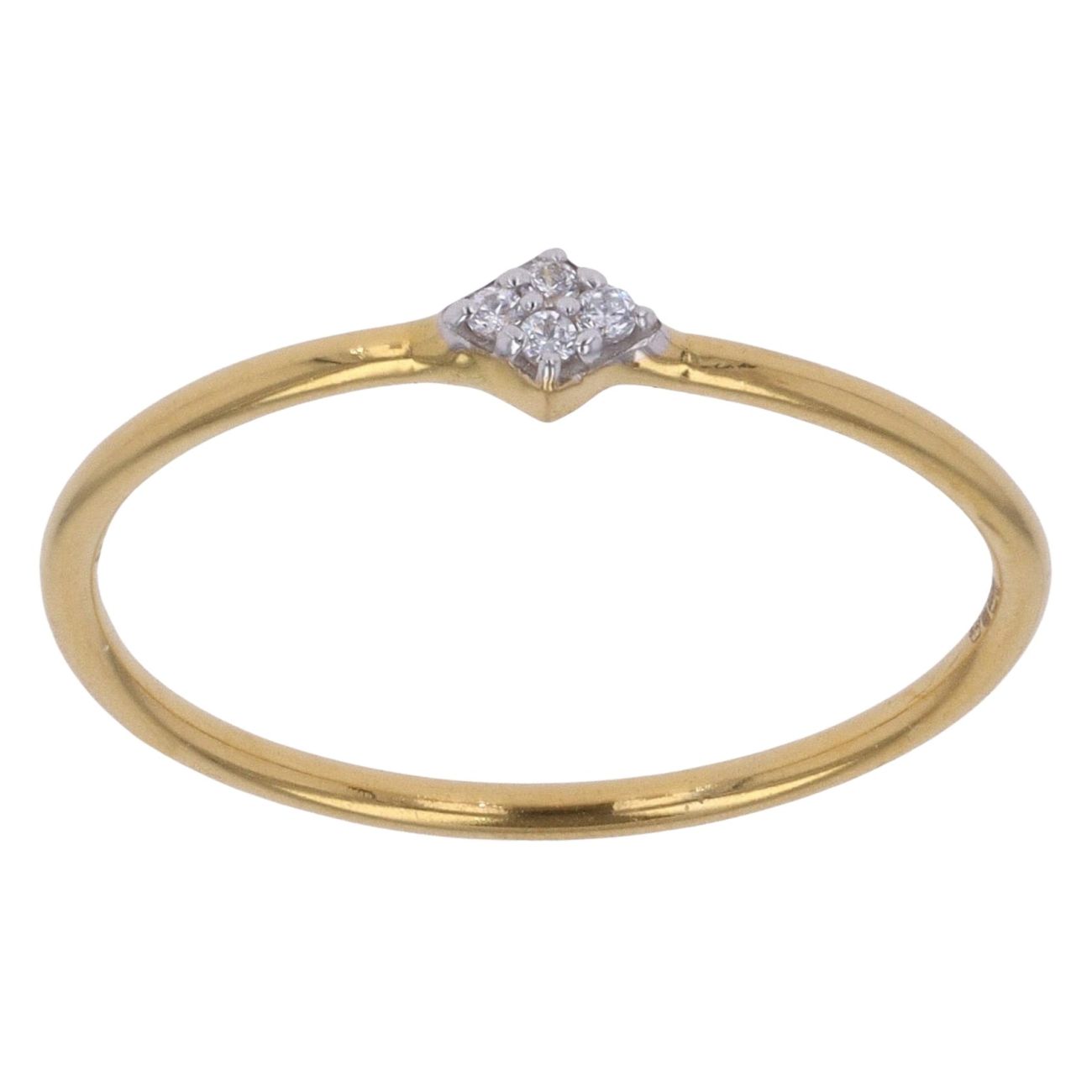 22ct Yellow Gold Cubic Zirconia Ring