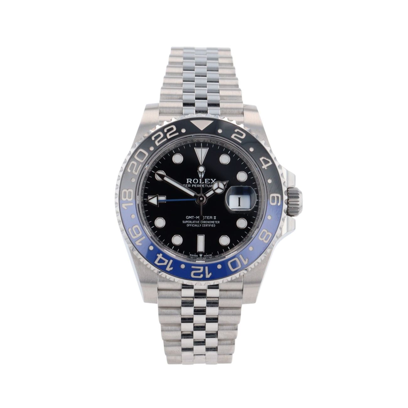 Rolex GMT Master II 'Batgirl' Pre Owned Watch Ref 126710BLNR