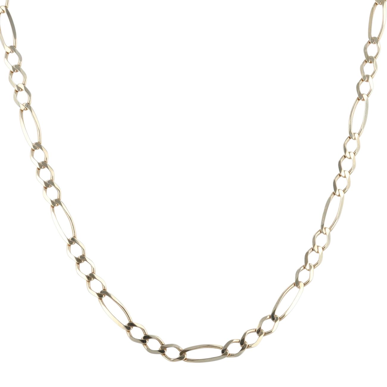 9ct Yellow Gold Figaro Chain 18"