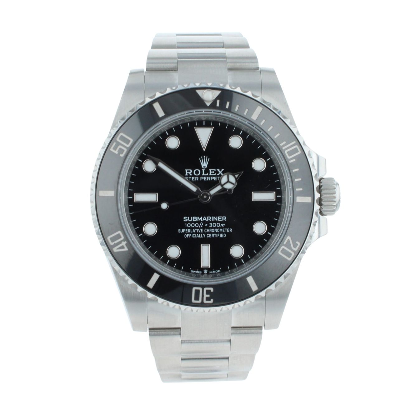 Rolex Submariner Pre Owned Watch Ref 124060