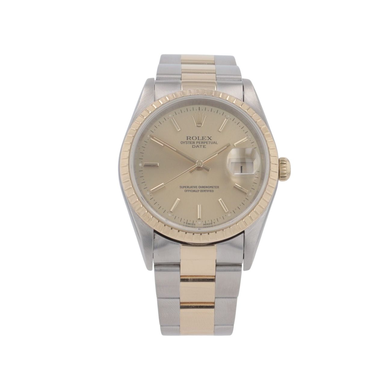 Rolex Oyster Perpetual Date Pre Owned Watch Ref 15223