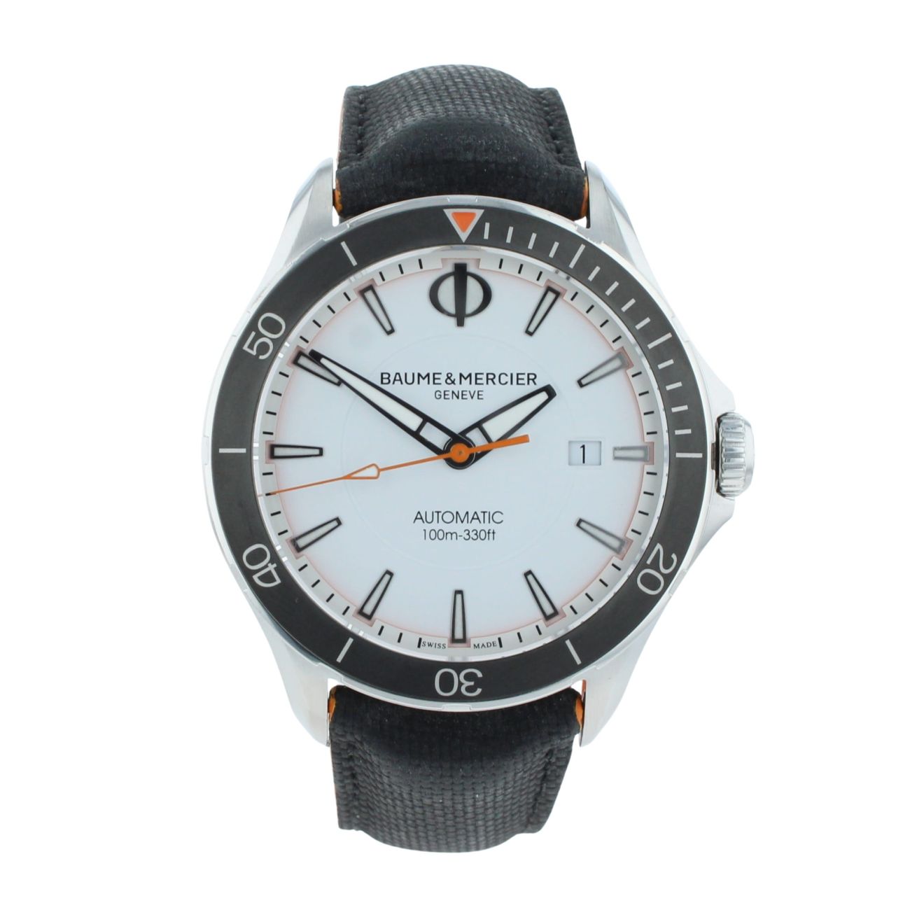 Baume & Mercier Clifton Pre Owned Watch Ref 65827