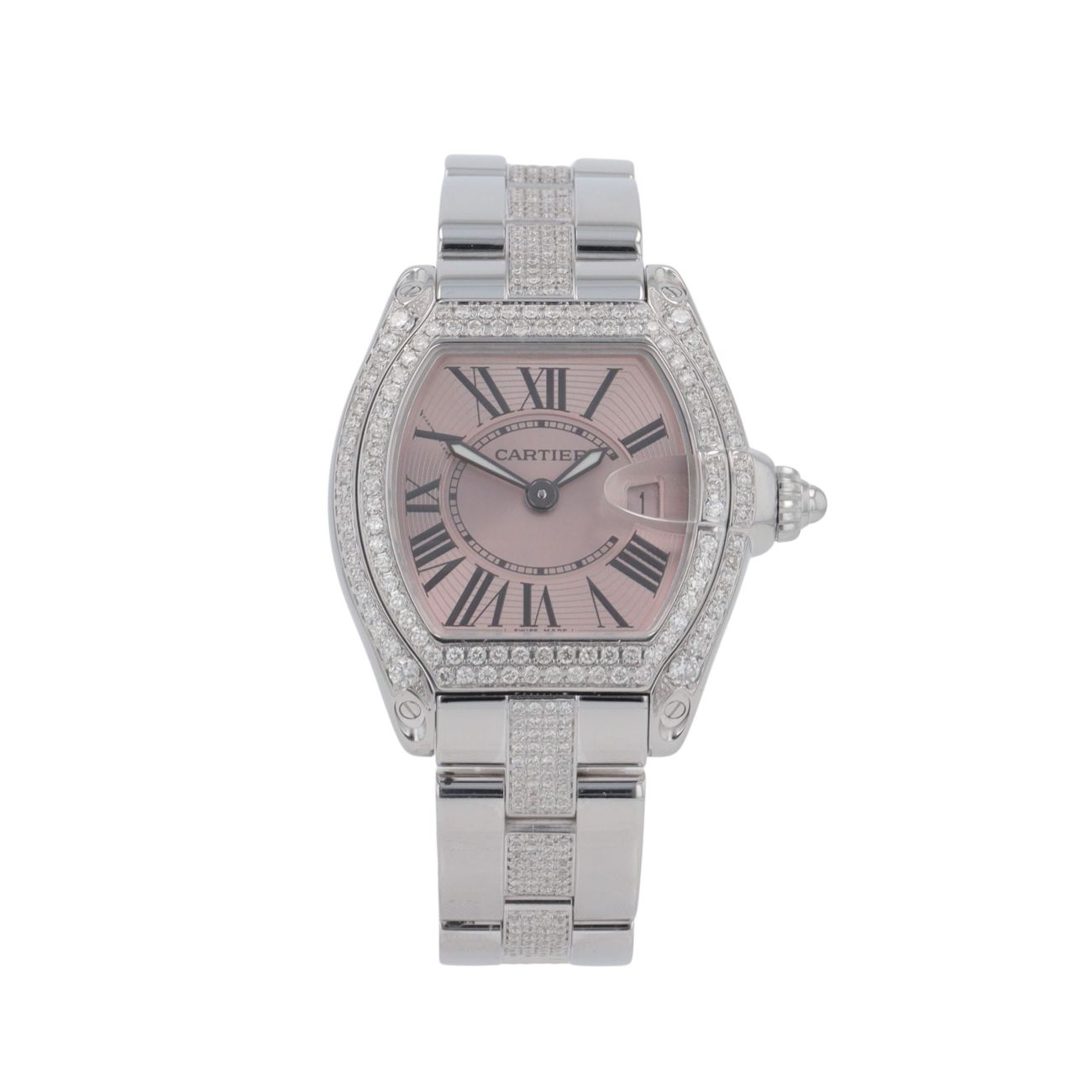 Cartier Custom Roadster Pre Owned Watch Ref 2675