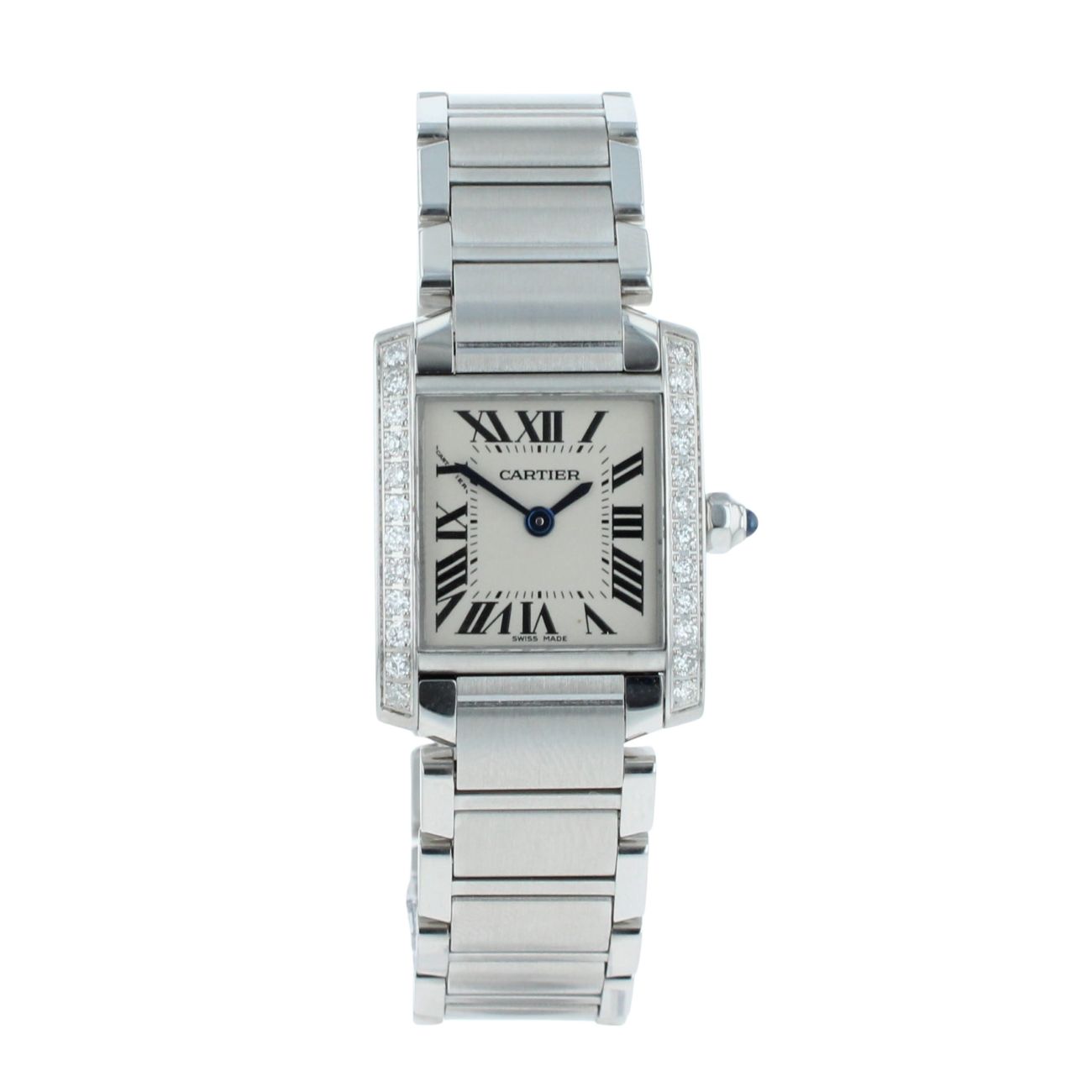 Cartier Custom Tank Francaise Pre Owned Watch Ref 2384