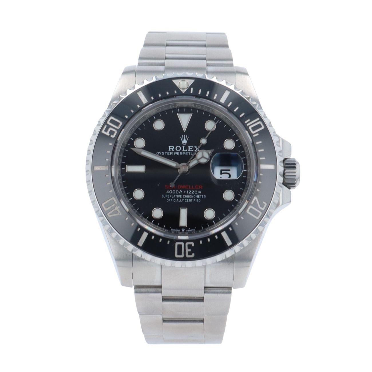Rolex Sea Dweller Pre Owned Watch Ref 126600