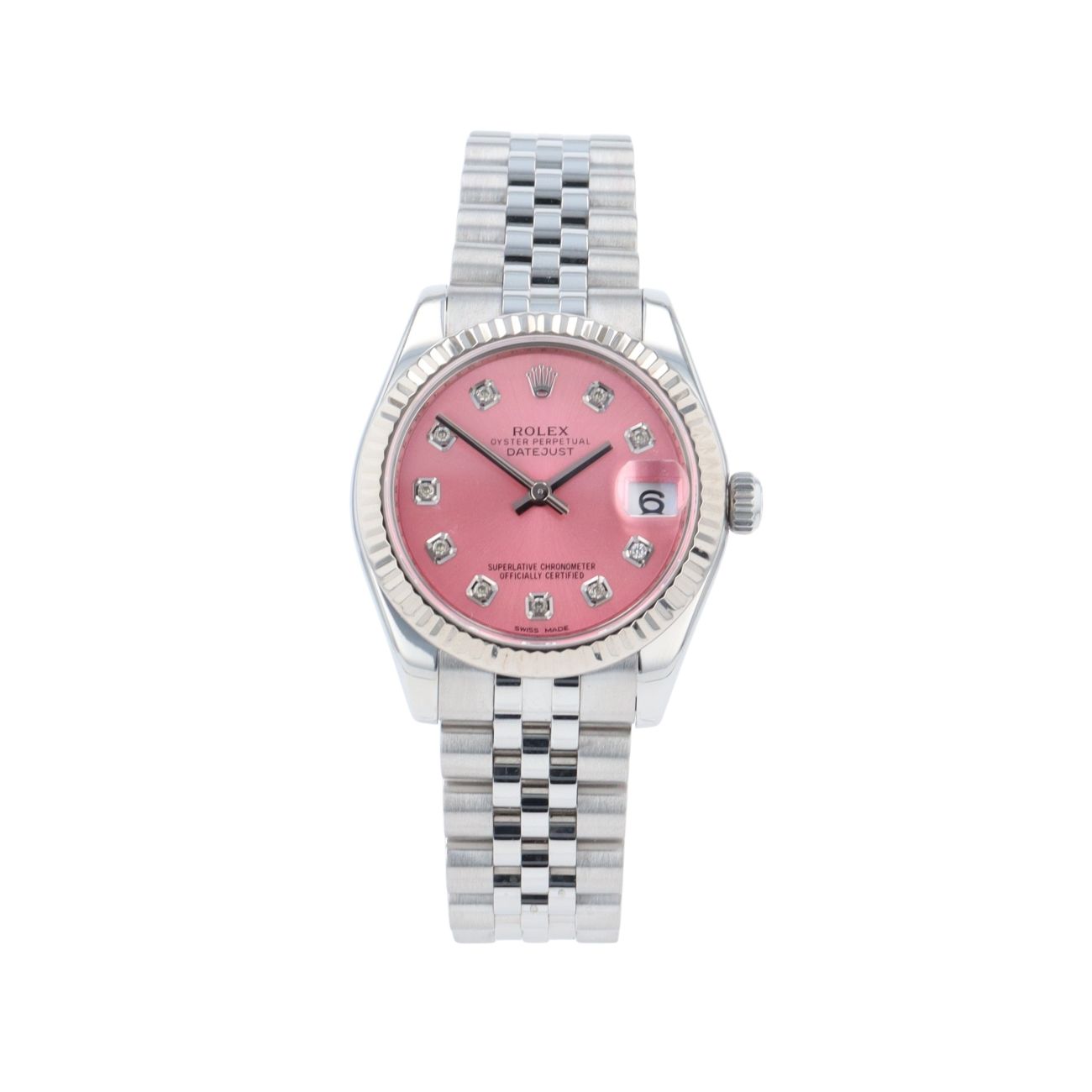 Rolex Custom Datejust Pre Owned Watch Ref 178274