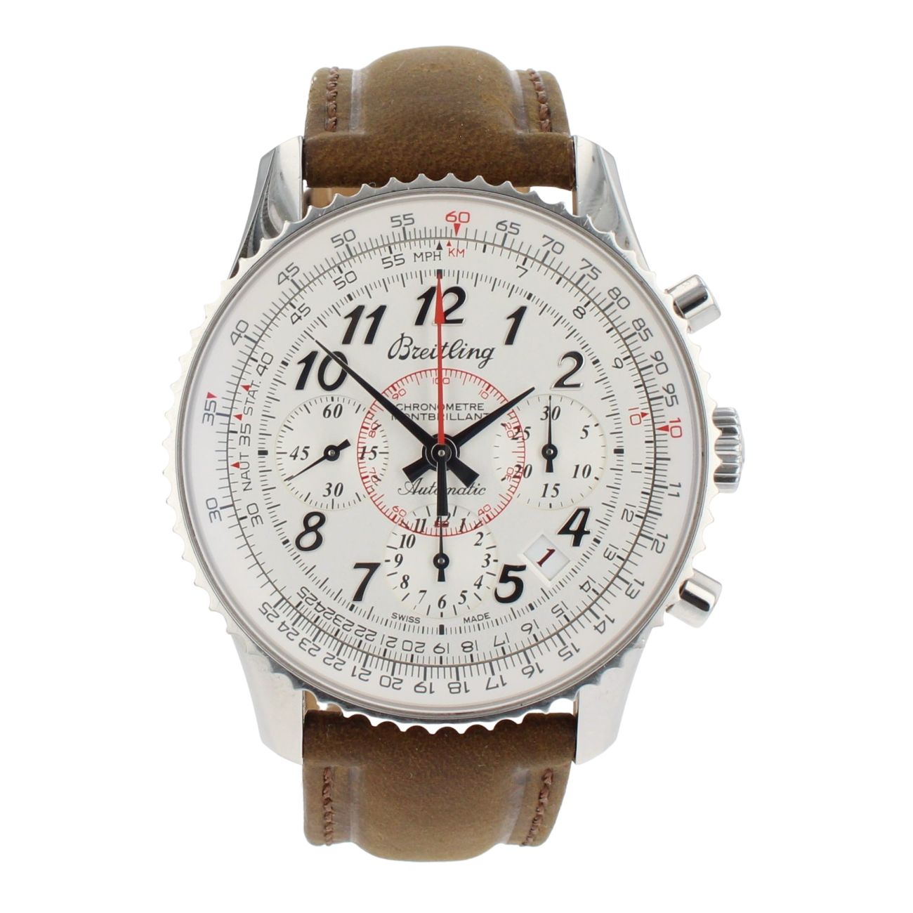 Breitling Montbrillant Pre Owned Watch Ref AB0131