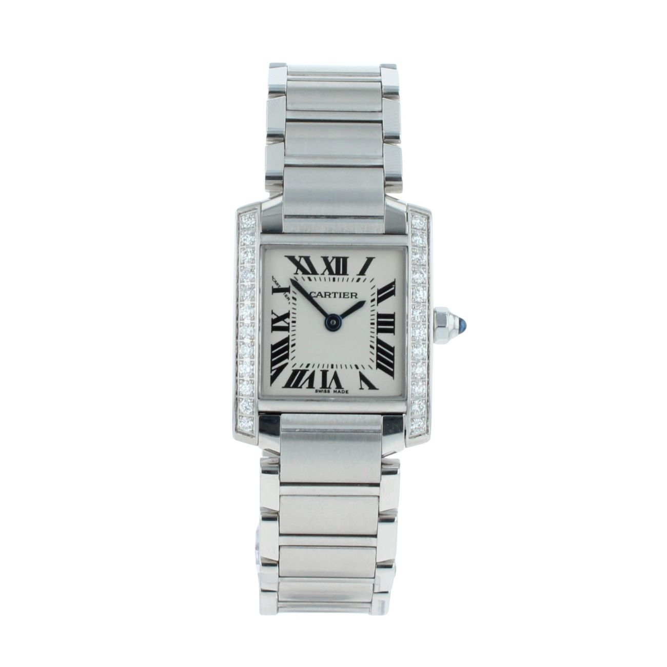 Cartier Custom Tank Francaise Pre Owned Watch Ref 2384 (W51008Q3)