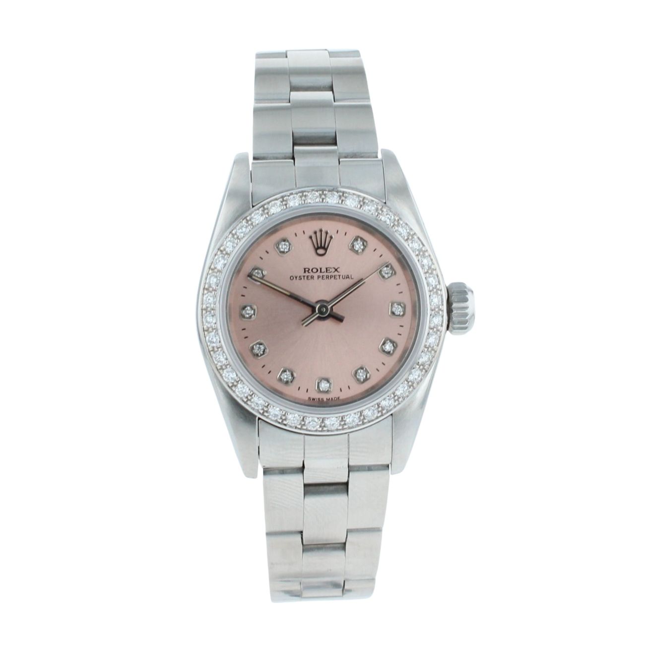 Rolex Custom Oyster Perpetual Pre Owned Watch Ref 67180