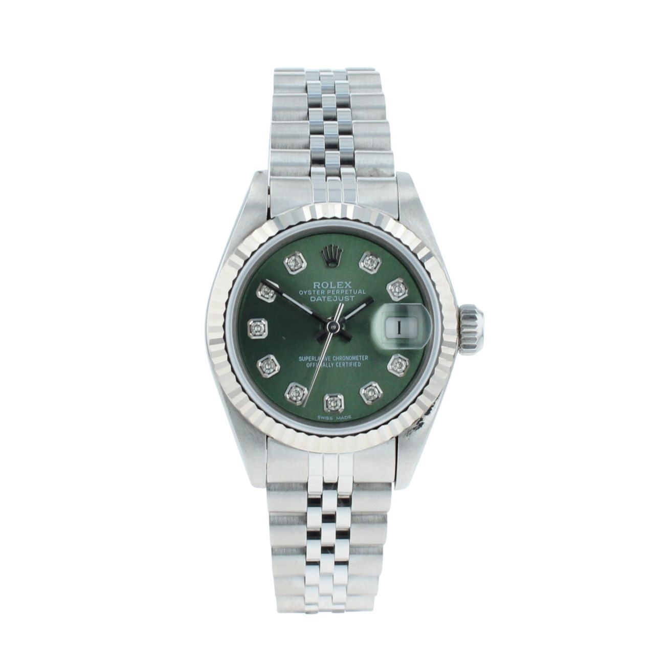 Rolex Custom Datejust Pre Owned Watch Ref 69174