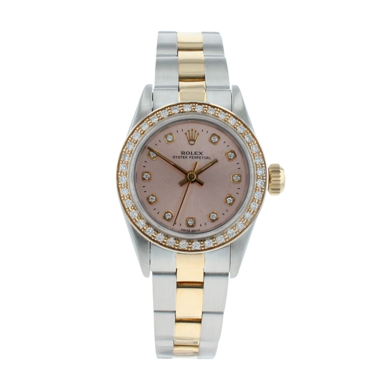 Rolex Custom Oyster Perpetual Pre Owned Watch Ref 67243