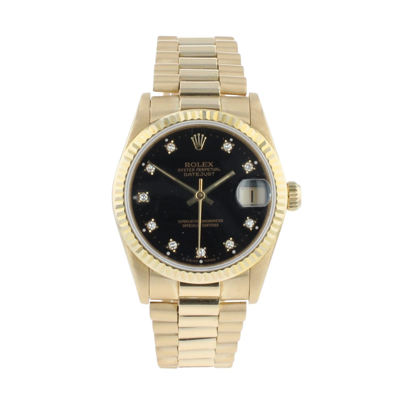 Rolex Datejust Pre Owned Watch Ref 68278