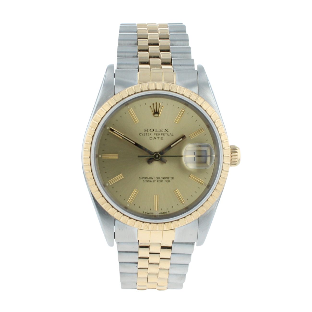 Rolex Oyster Perpetual Date Pre Owned Watch Ref 15223