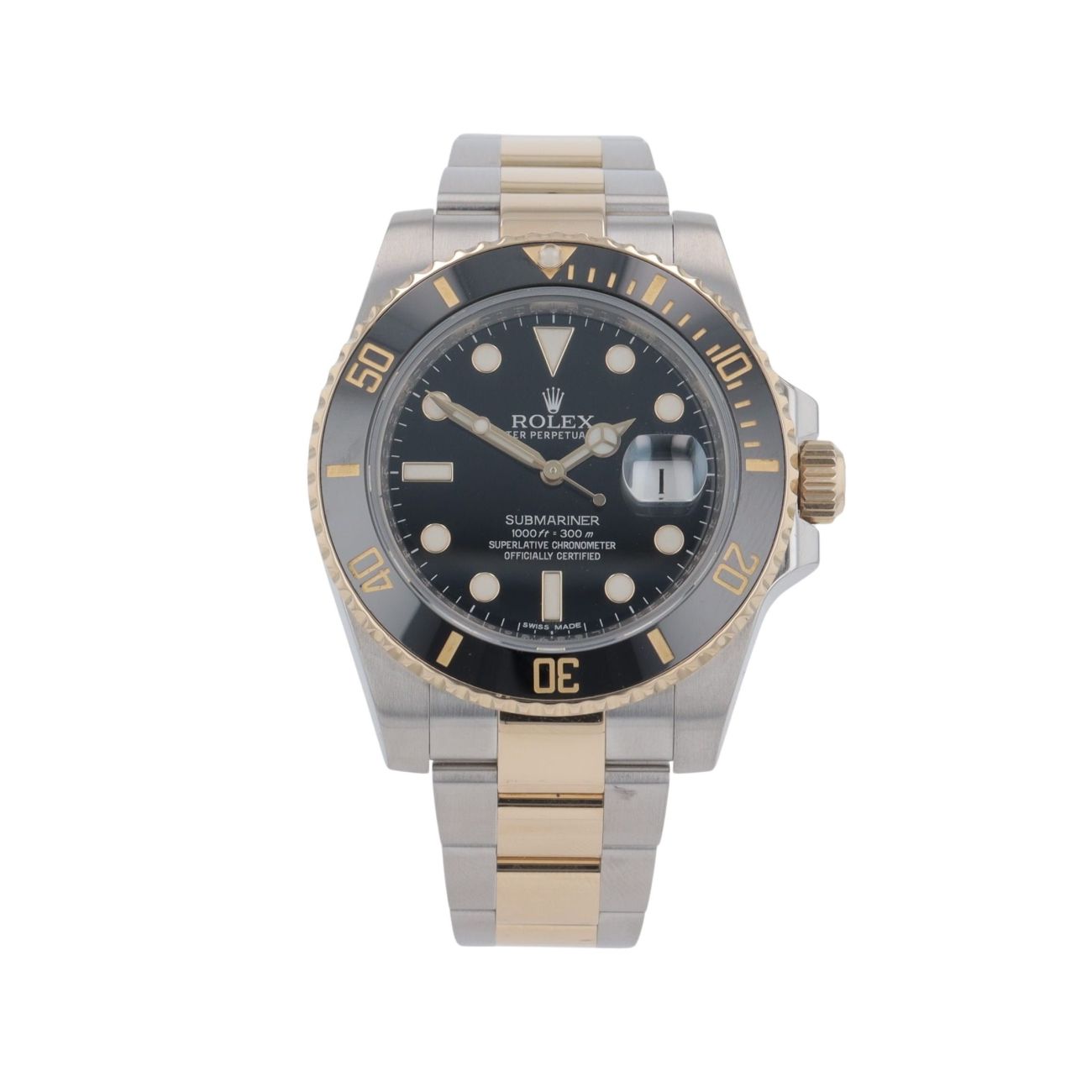 Rolex Submariner Pre Owned Watch Ref 116613LN