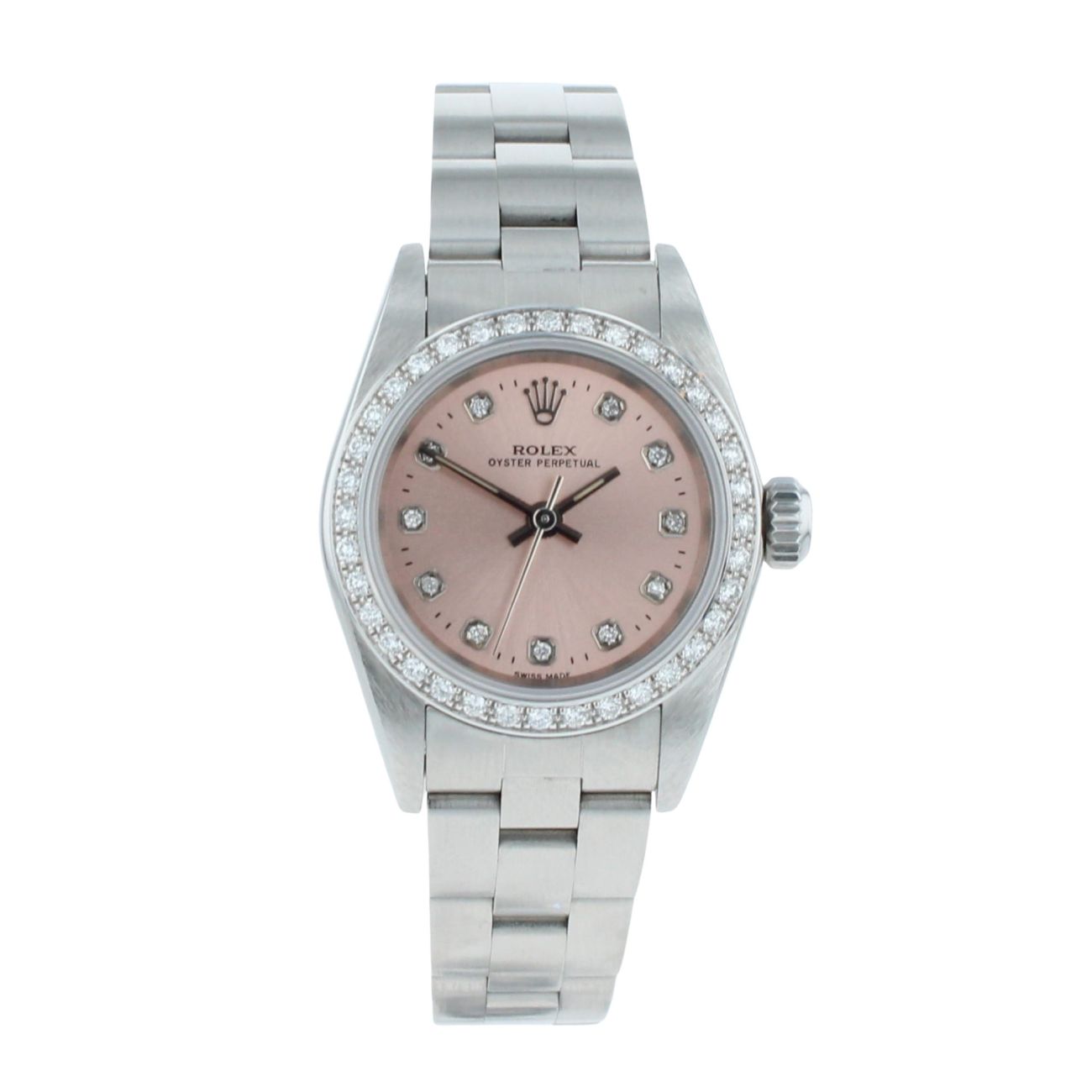Rolex Custom Oyster Perpetual Pre Owned Watch Ref 67180