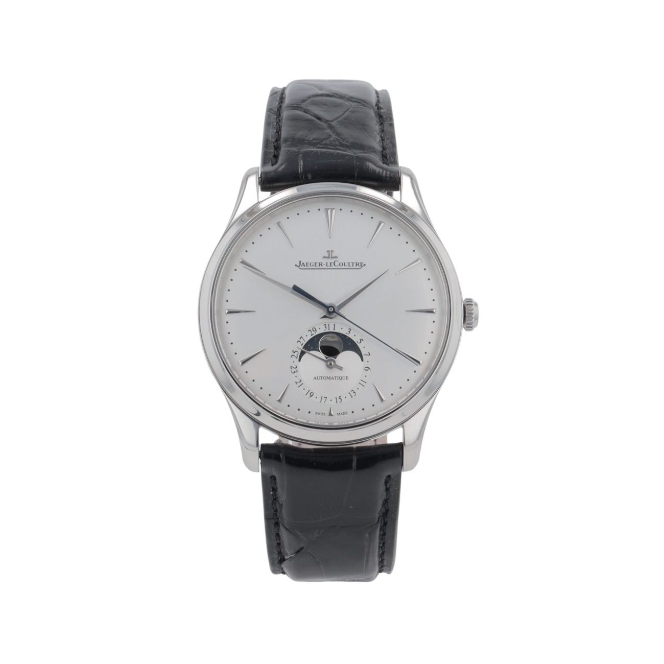Jaeger Lecoultre Master Ultra Thin Moon Pre Owned Watch Ref 109.8.A5.S