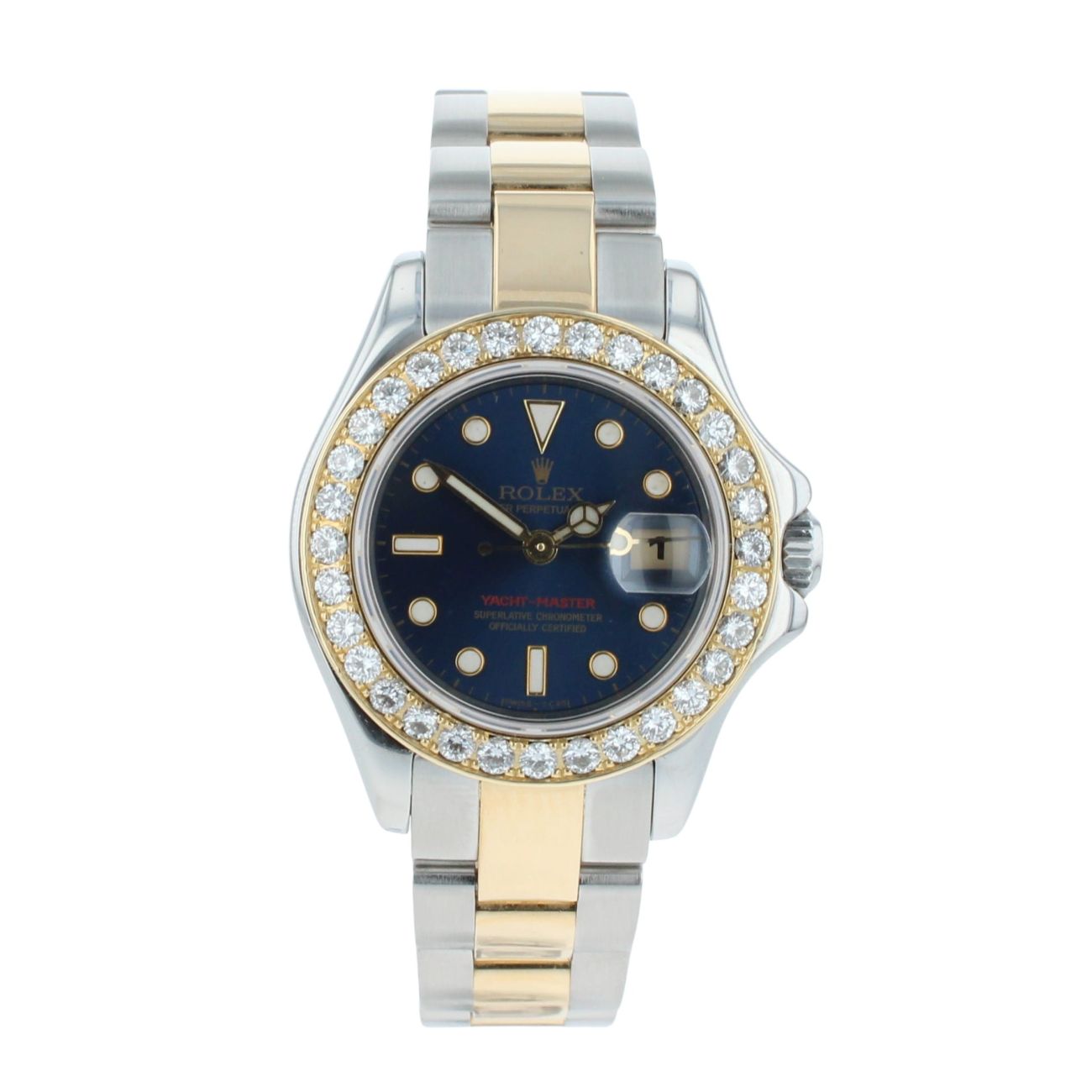 Rolex Custom Yacht-Master Pre Owned Watch Ref 69623