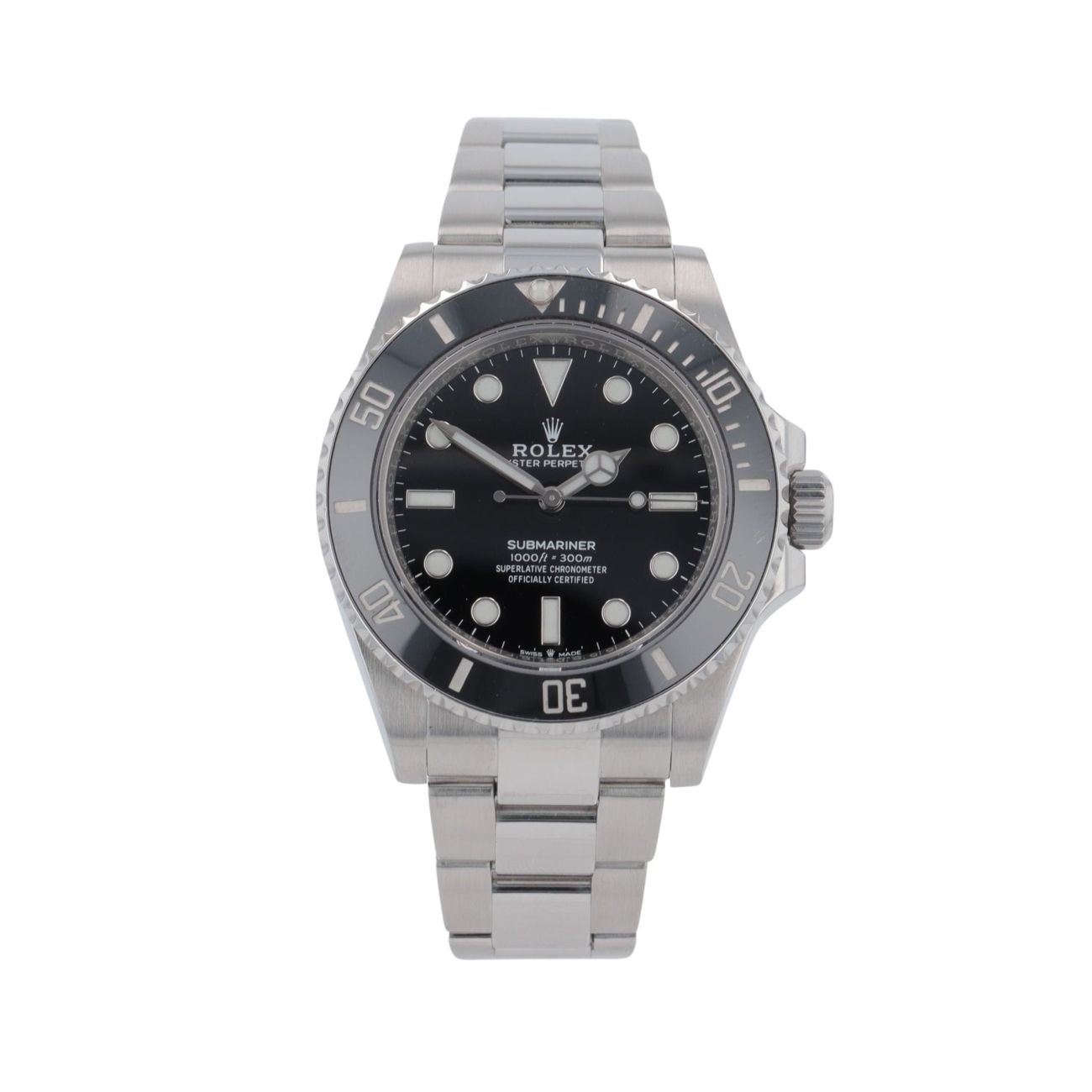 Rolex Submariner Pre Owned Watch Ref 124060